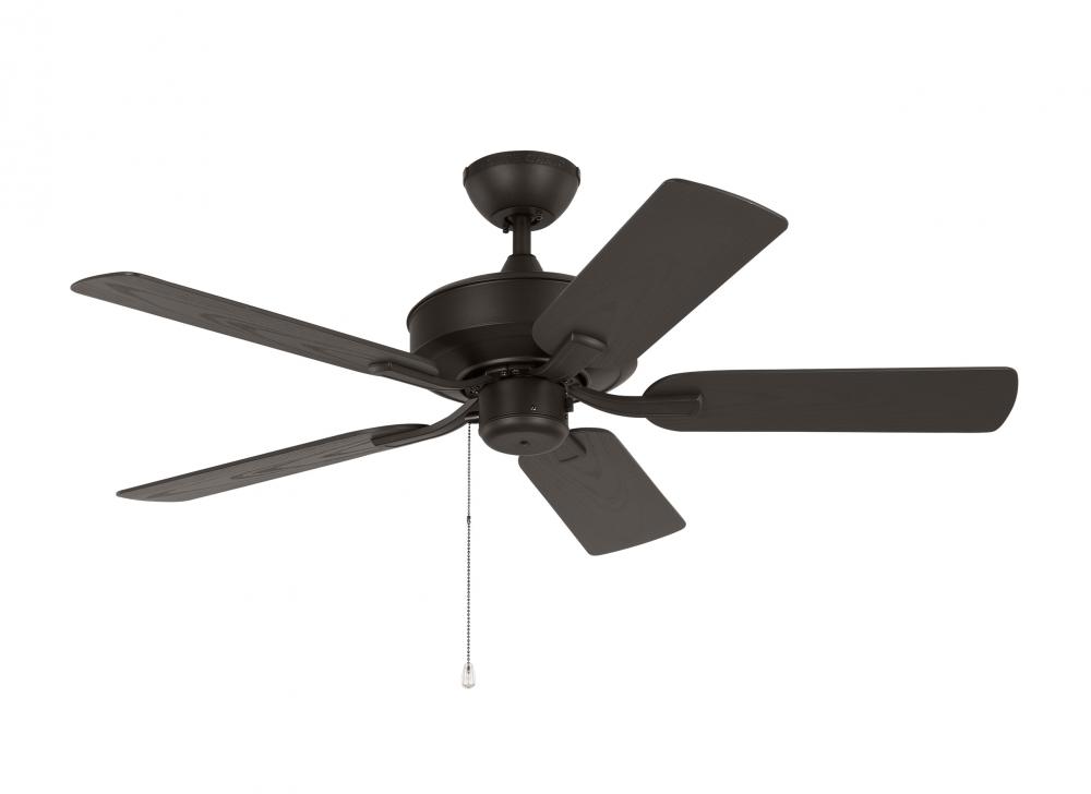 Linden 44&#39;&#39; traditional indoor/outdoor bronze ceiling fan with reversible motor