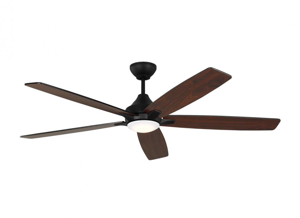 Lowden 60&#34; Dimmable Indoor/Outdoor Integrated LED Black Ceiling Fan with Light Kit