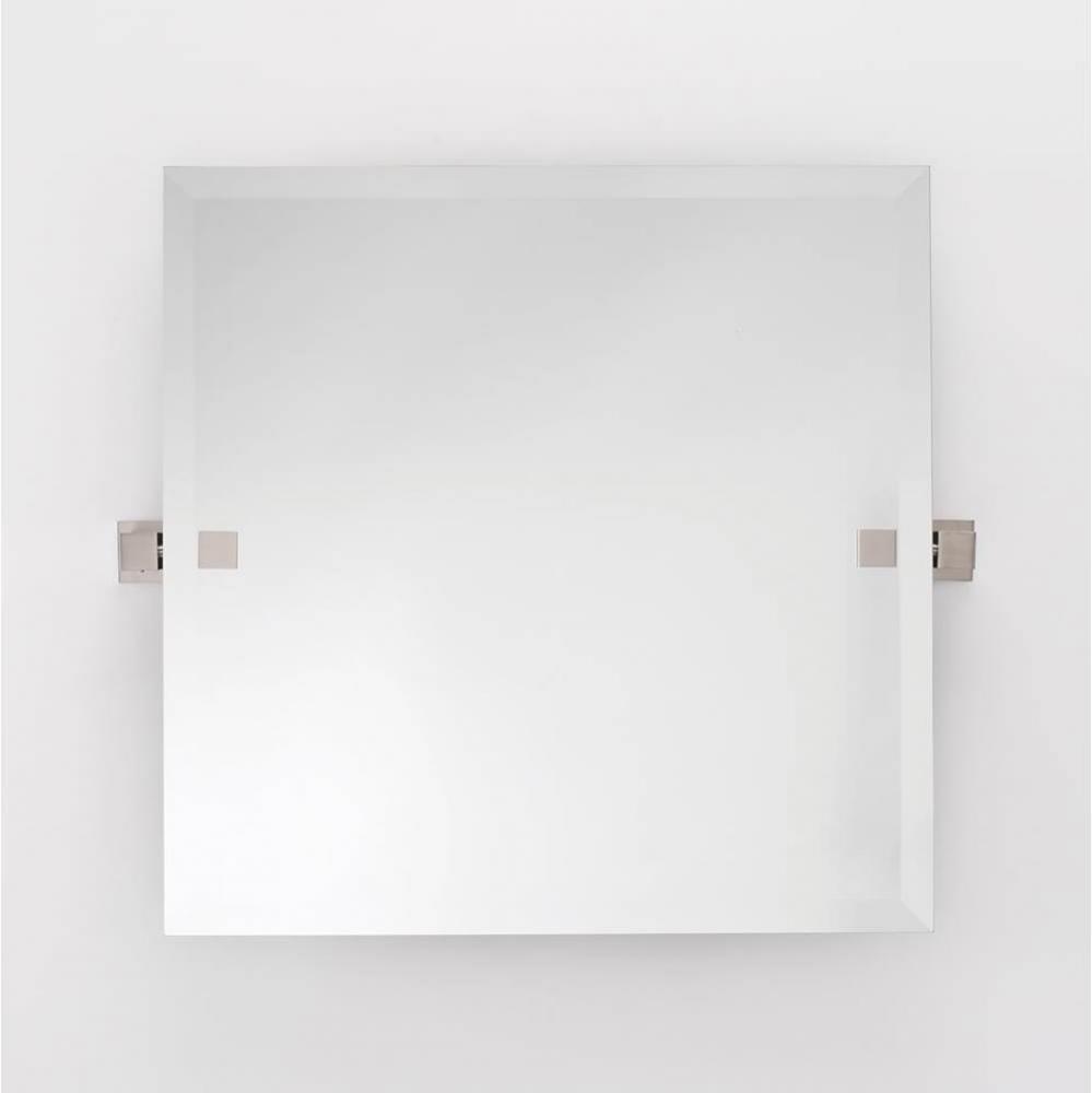 Square Mirror W/ Holes For Brackets