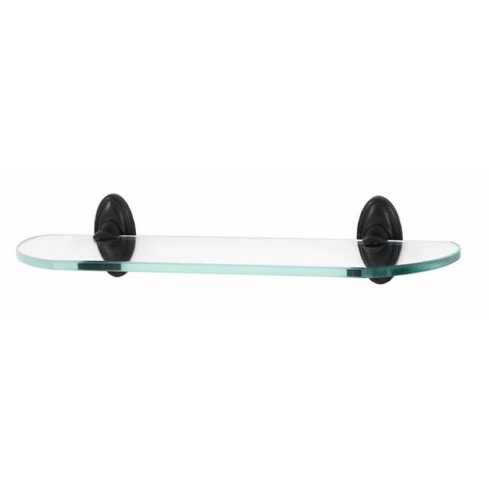 18&apos;&apos; Glass Shelf W/Brackets