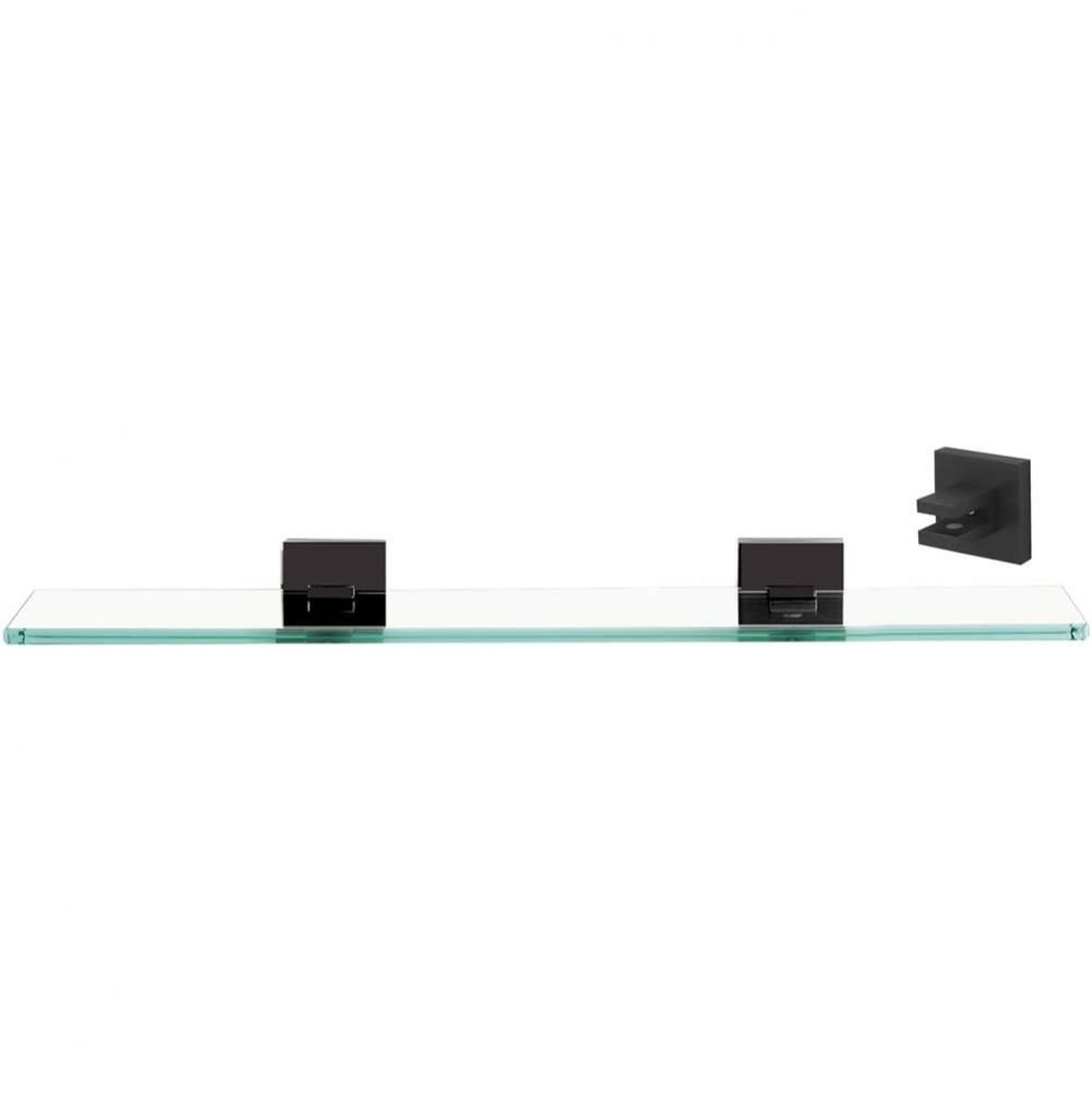 18&apos;&apos; Glass Shelf W/Brackets