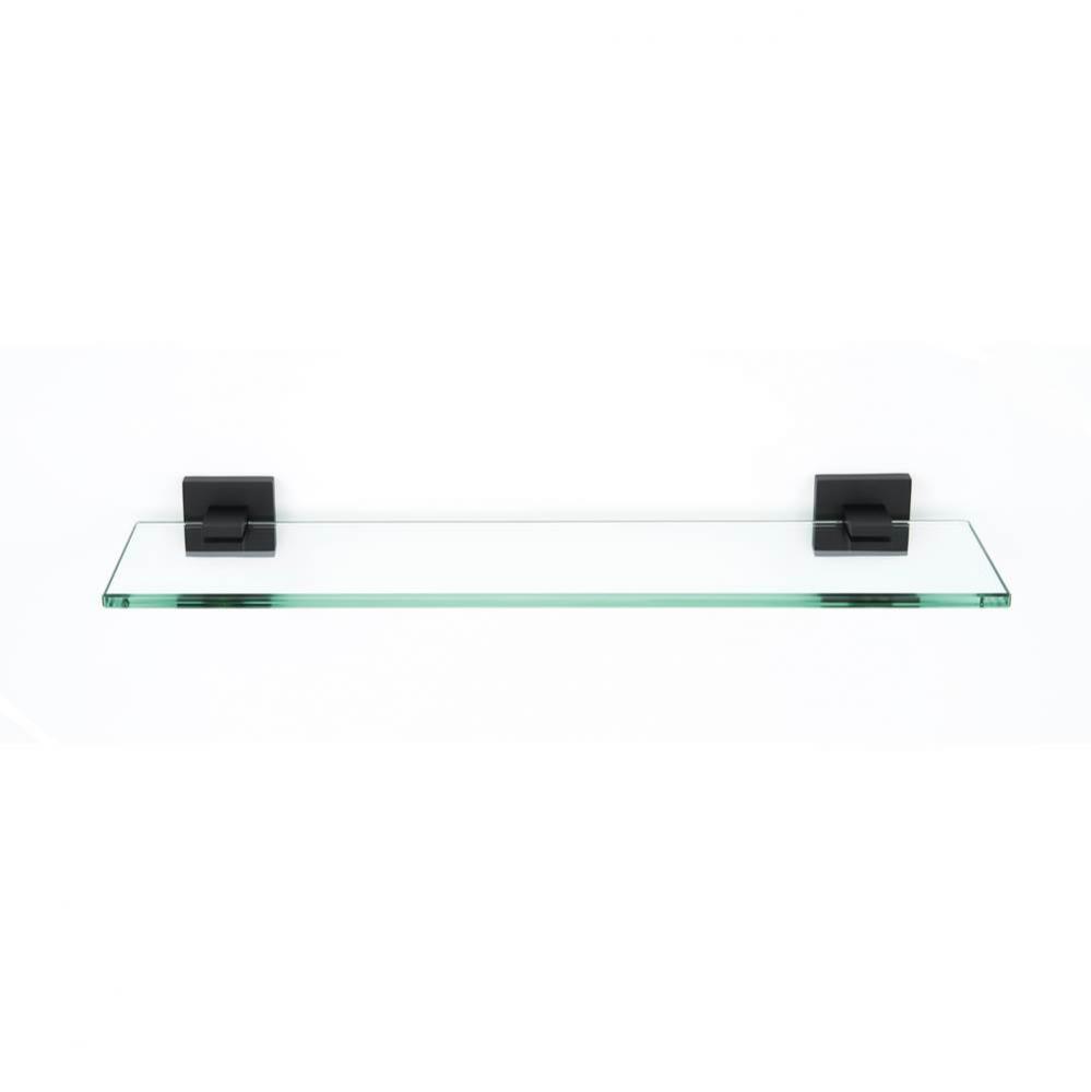 18&apos;&apos; Glass Shelf W/Brackets