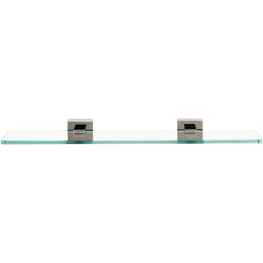 18&apos;&apos; Glass Shelf W/Brackets