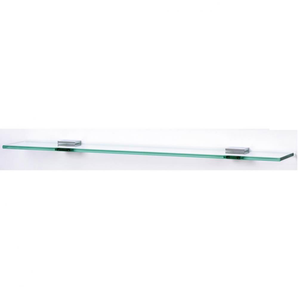 24&apos;&apos; Glass Shelf W/Brackets