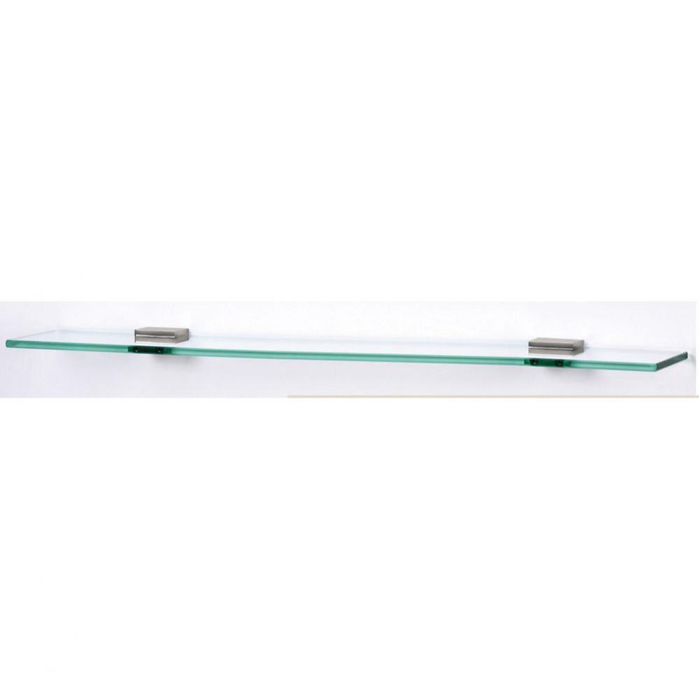 24&apos;&apos; Glass Shelf W/Brackets