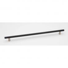 Alno A2902-12-MN/MB - 12'' Pull Knurled Bar