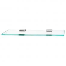 Alno A7450-18-PC - 18'' Glass Shelf W/Brackets
