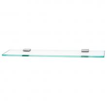 Alno A7450-24-PC - 24'' Glass Shelf W/Brackets