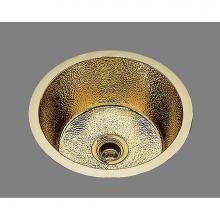 Alno B0400P.WC - Large Round Prep/Bar Sink. Plain Pattern, Undermount and Drop In