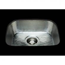 Alno B1513P.WB - D-Bowl Prep Sink Plain Pattern, Undermount and Drop In