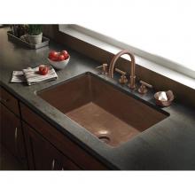 Alno Z1527T.ZP - Zarina, Rectangle Kitchen Sink, Textured Pattern, Undermount and Drop In