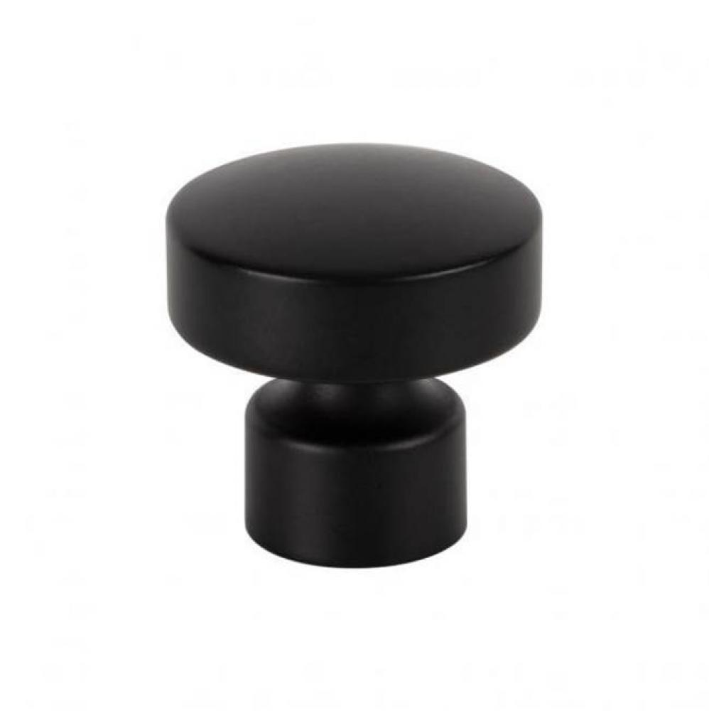 Lennox Knob 1 1/4 Inch Matte Black