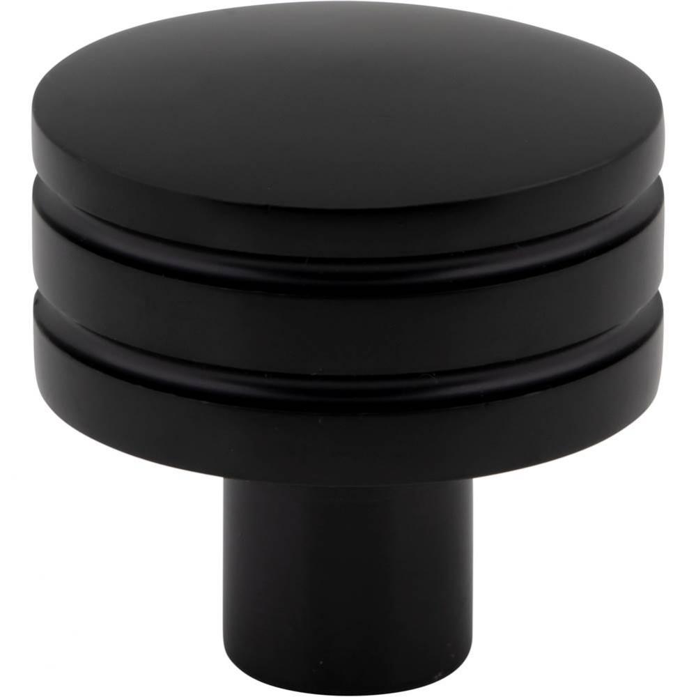 Griffith Knob 1 1/4 Inch Matte Black