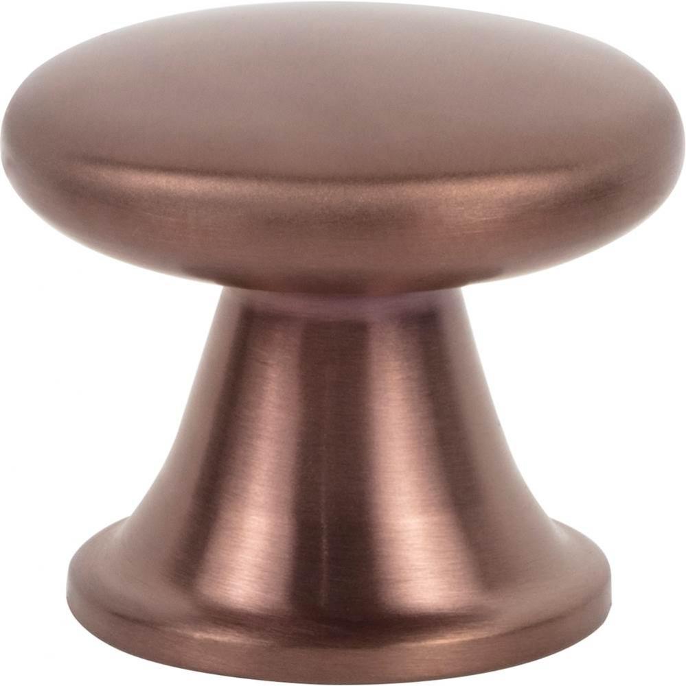 Burbank Knob 1 1/8 Inch Matte Rose Gold