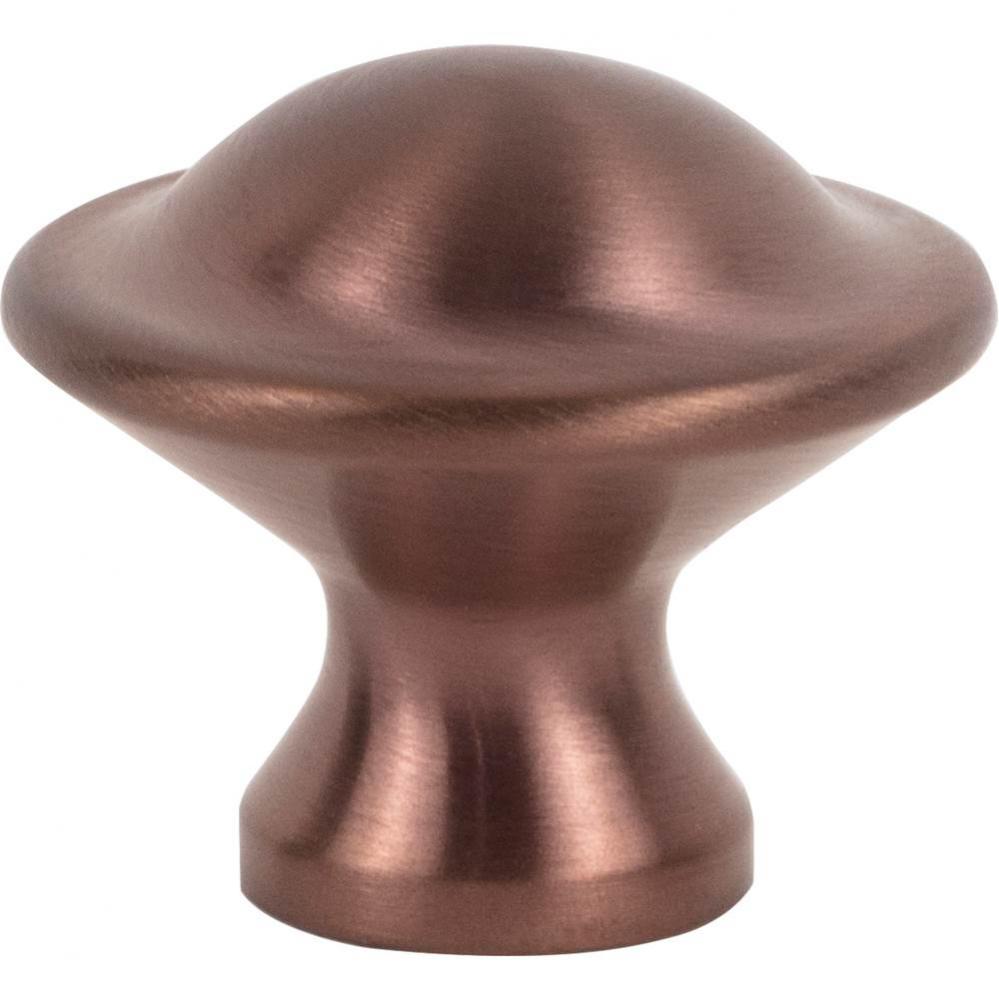 Torrance Knob 1 1/8 Inch Matte Rose Gold