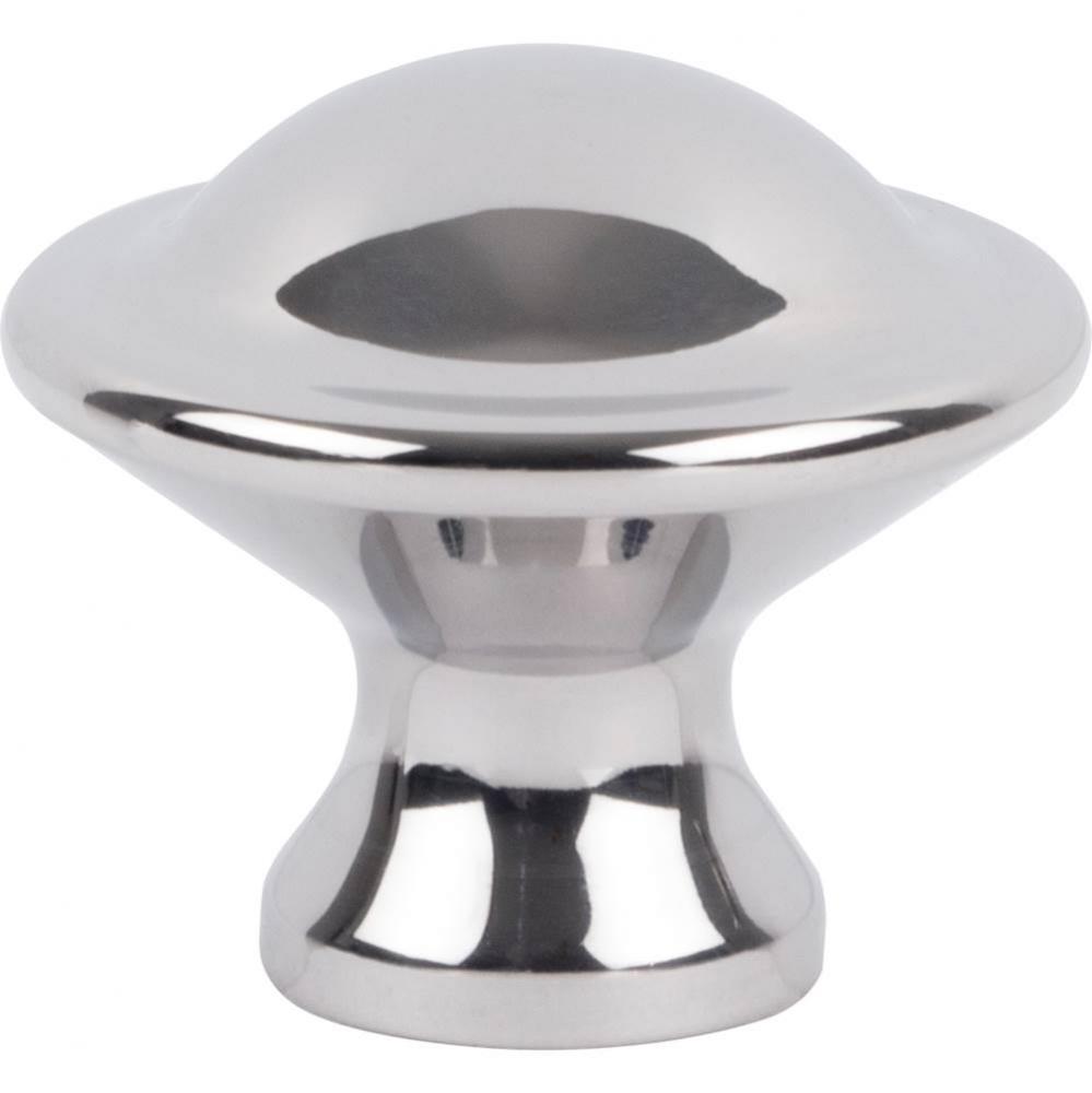 Torrance Knob 1 1/8 Inch Polished Stainless Steel