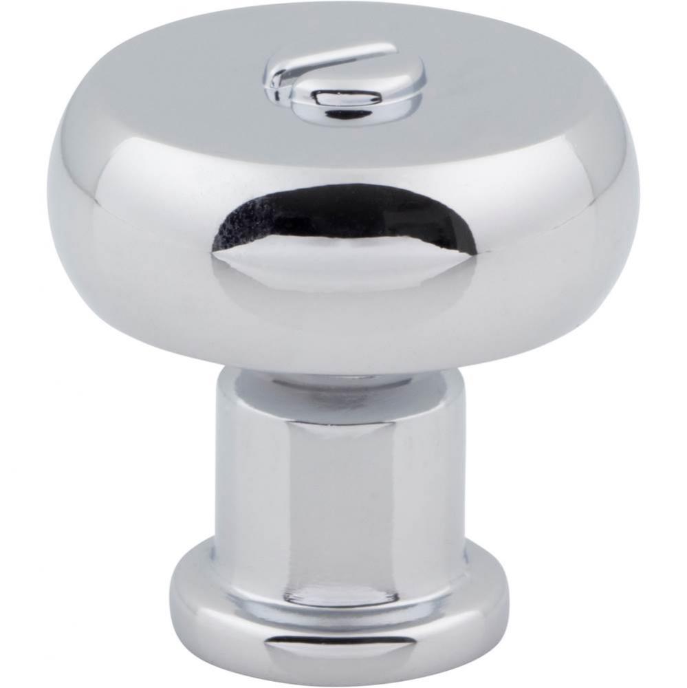 Everitt Knob 1 3/16 Inch Polished Chrome