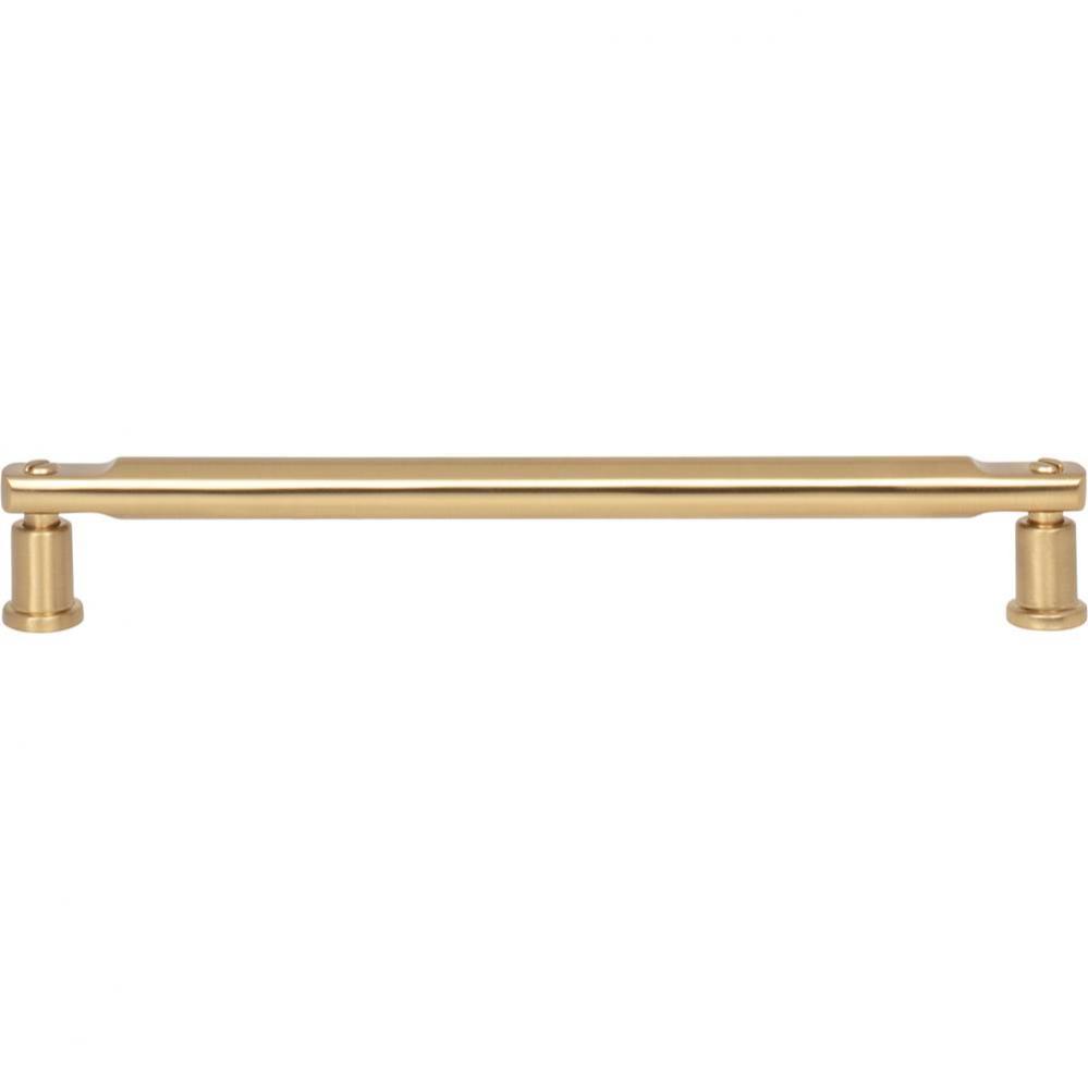 Everitt Pull 7 9/16 Inch (c-c) Warm Brass