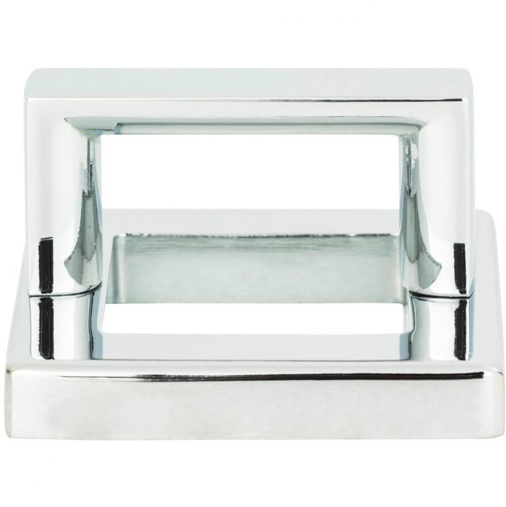 Tableau Square Base and Top 1 7/16 Inch (c-c) Polished Chrome