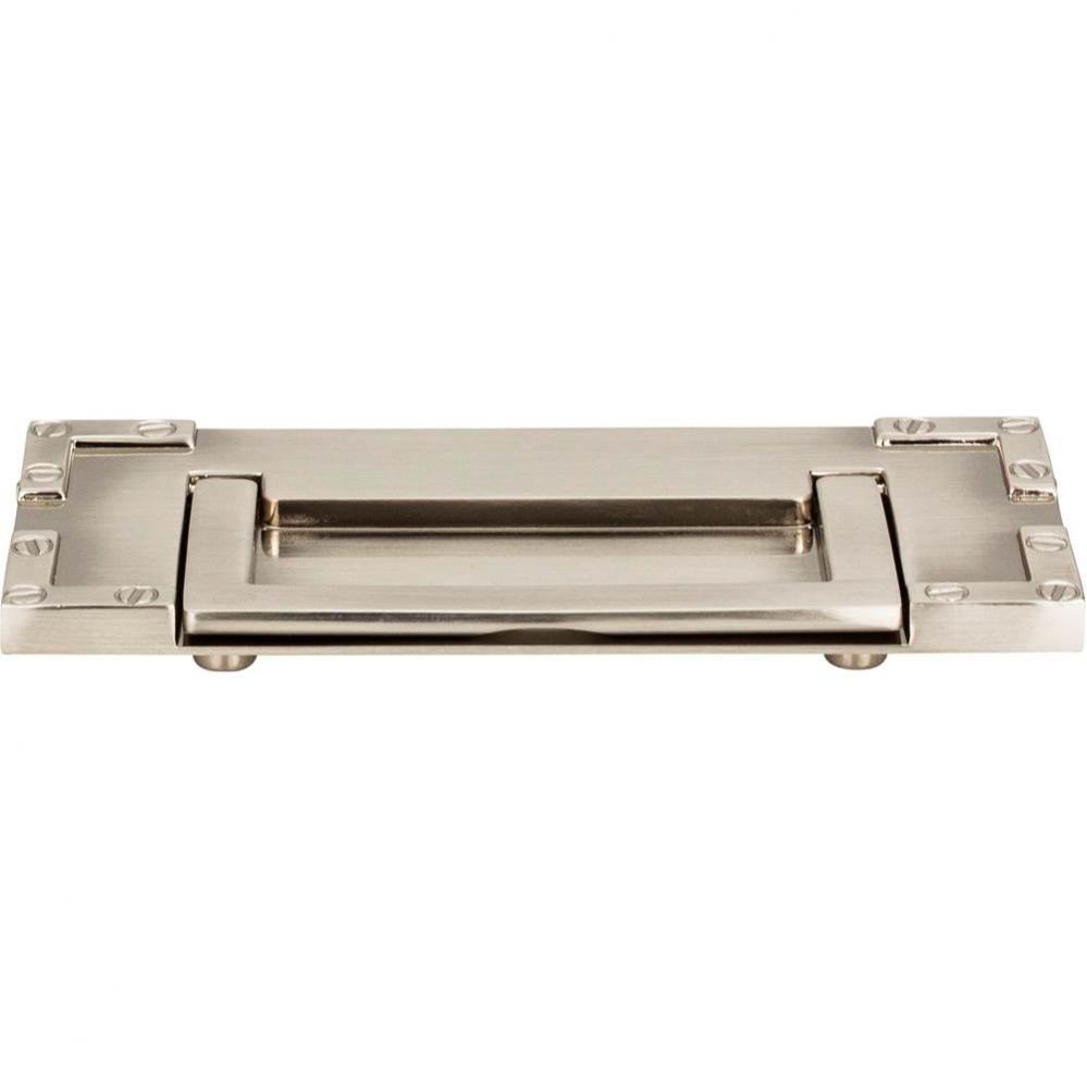 Campaign L-Bracket Drop Pull 3 Inch (c-c) Brushed Nickel