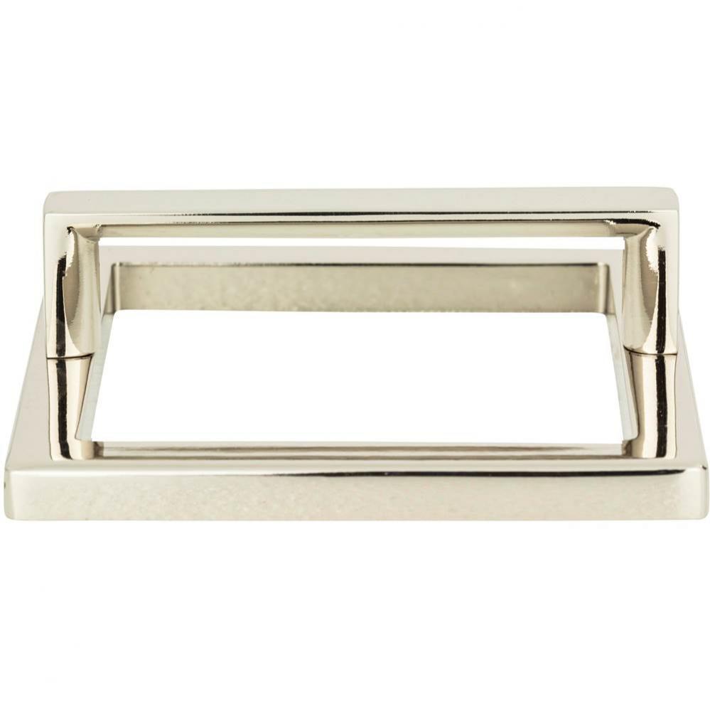 Tableau  Square Base and Top 3 Inch (c-c) Polished Nickel