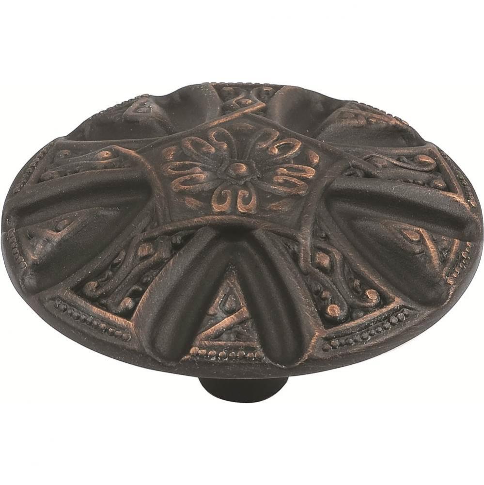 Maltese Knob 1 5/8 Inch Venetian Bronze