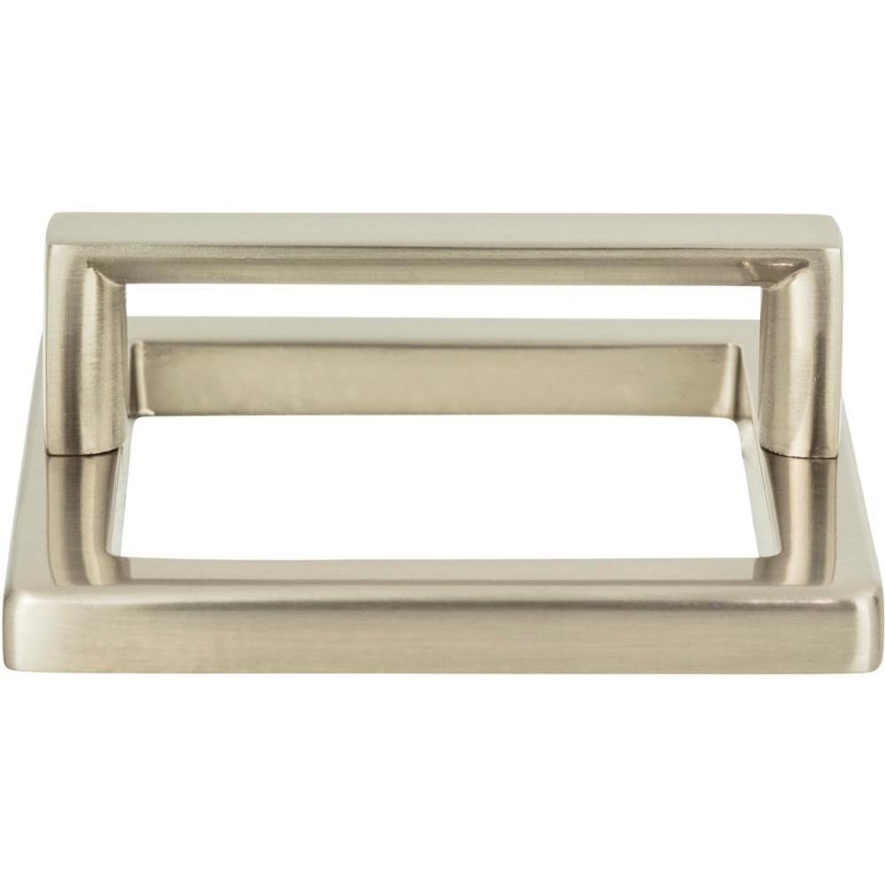 Tableau Square Base and Top 2 1/2 Inch (c-c) Brushed Nickel