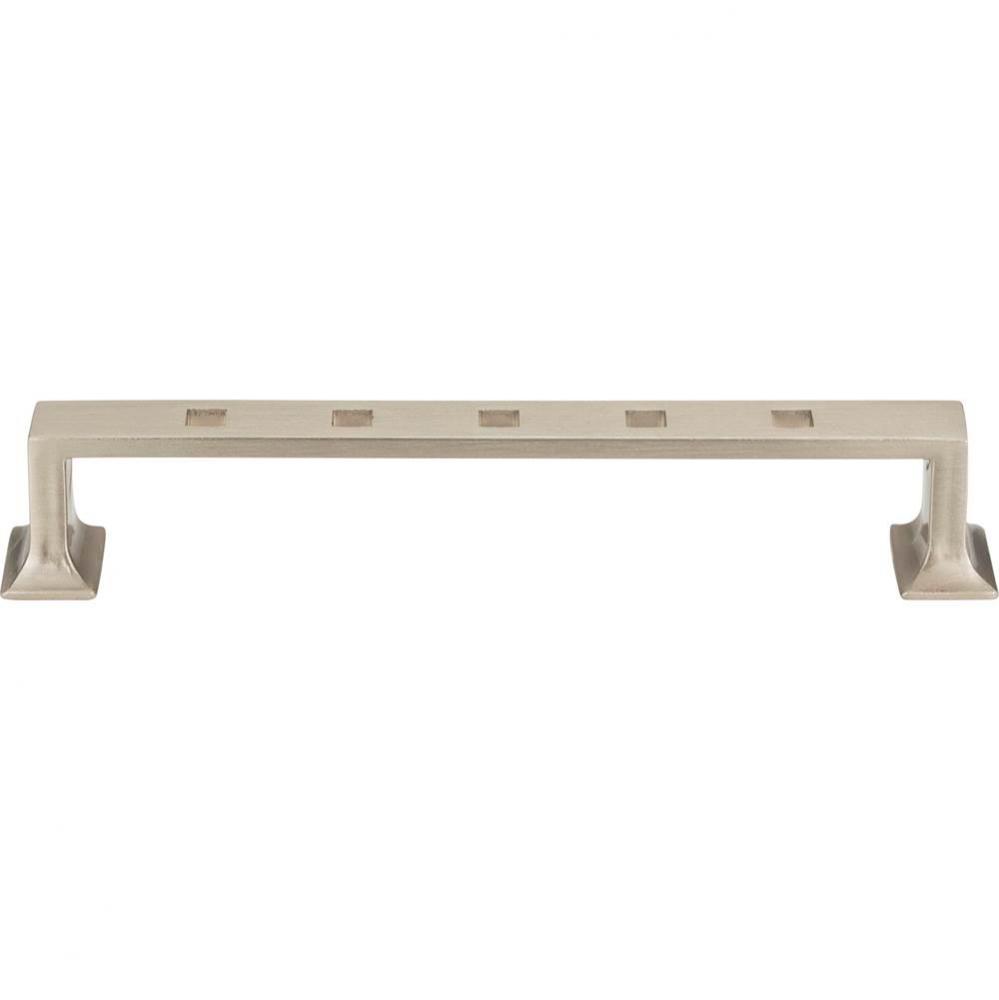 Modern Craftsman Pull 5 1/2 Inch (c-c) Brushed Nickel