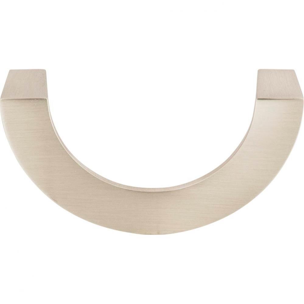 Roundabout Pull 3 Inch (c-c) Brushed Nickel