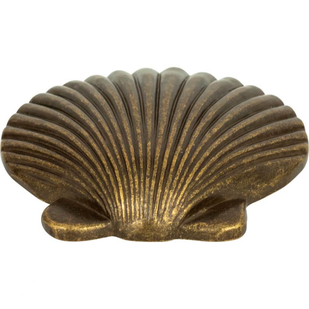 Clamshell Knob 2 Inch Burnished Bronze