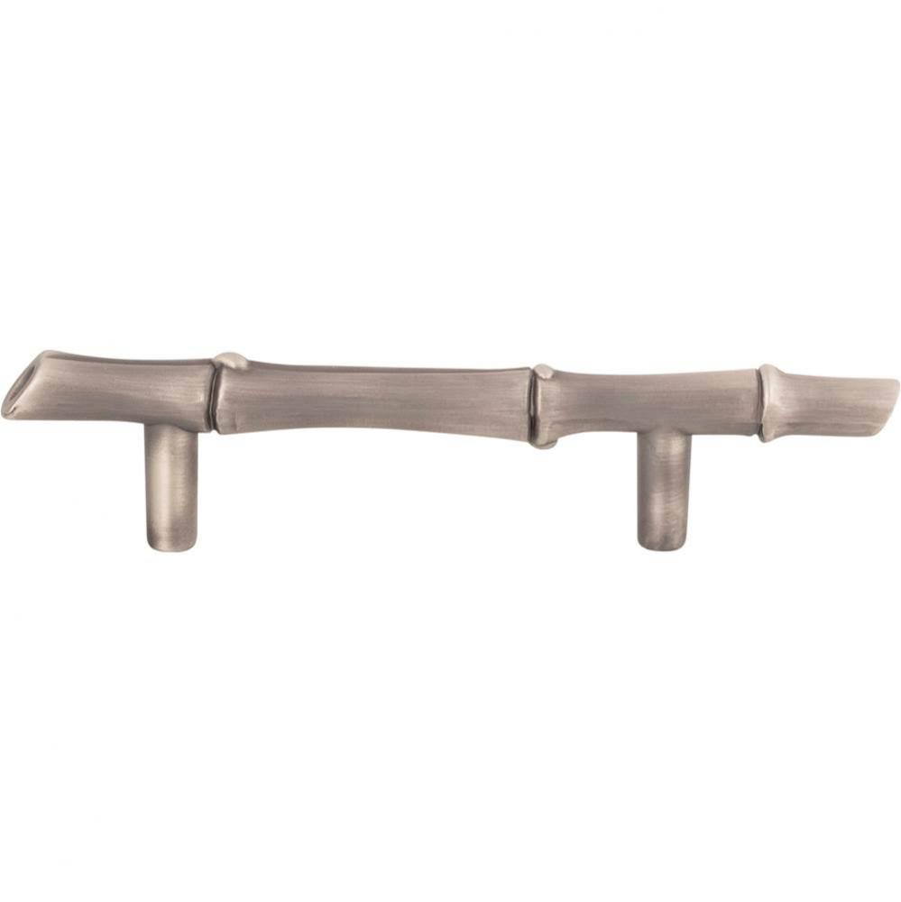 Bamboo Pull 3 Inch (c-c) Pewter