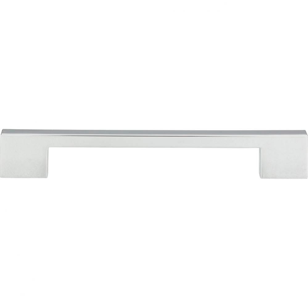 Thin Square Pull 7 9/16 Inch (c-c) Polished Chrome