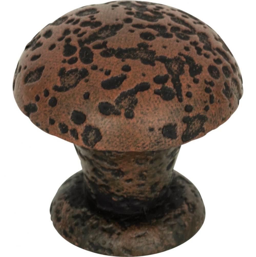 Olde World Knob 1 Inch Rust