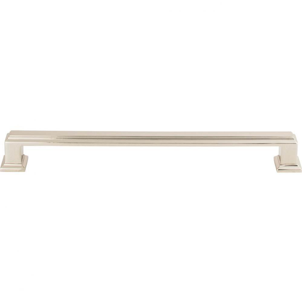 Sutton Place Pull 7 9/16 Inch (c-c) Polished Nickel