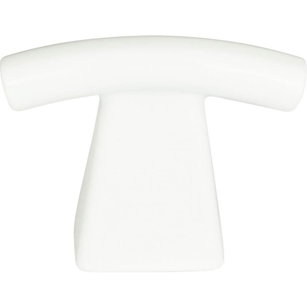 Fulcrum Knob 1 1/2 Inch High White Gloss