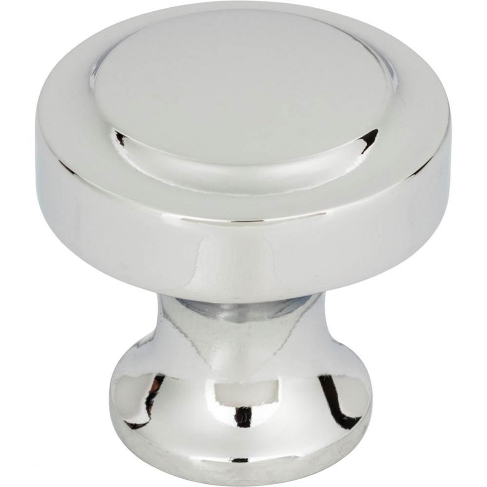 Bradbury Knob 1 1/4 Inch Polished Chrome