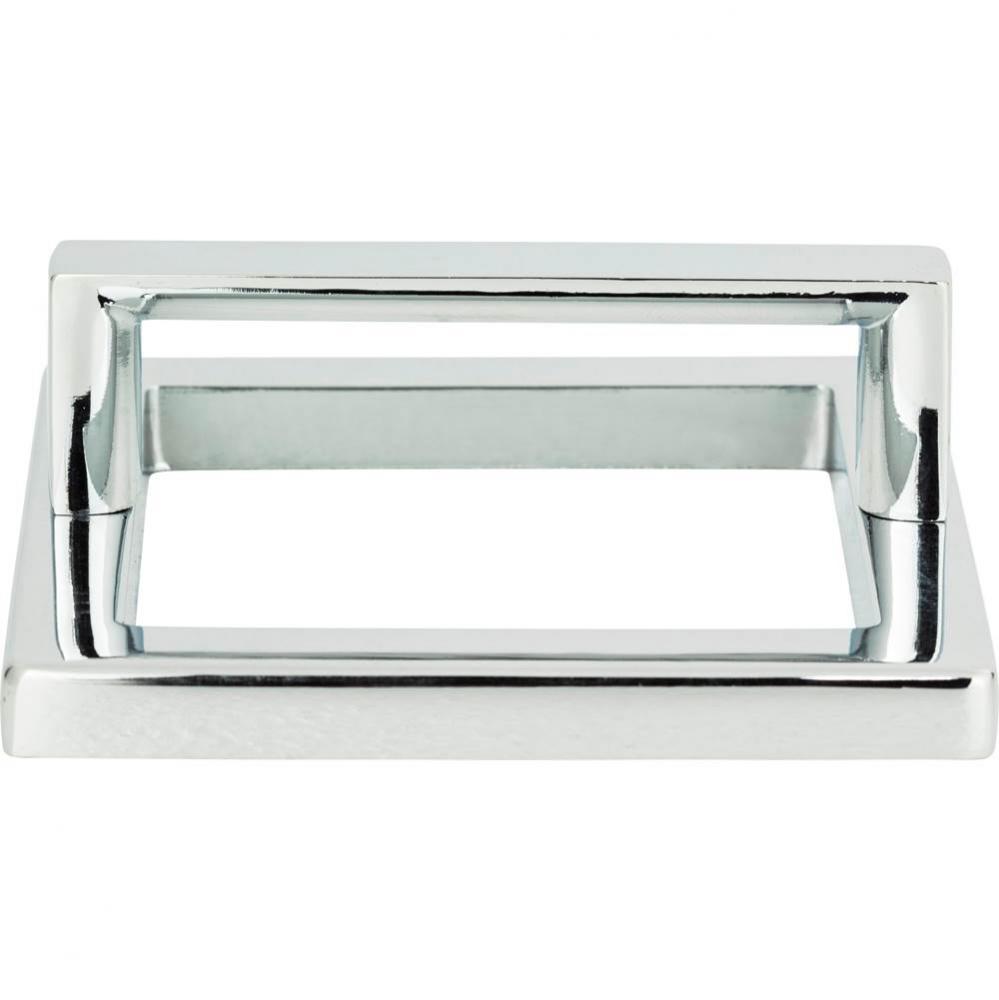 Tableau Square Base and Top 2 1/2 Inch (c-c) Polished Chrome