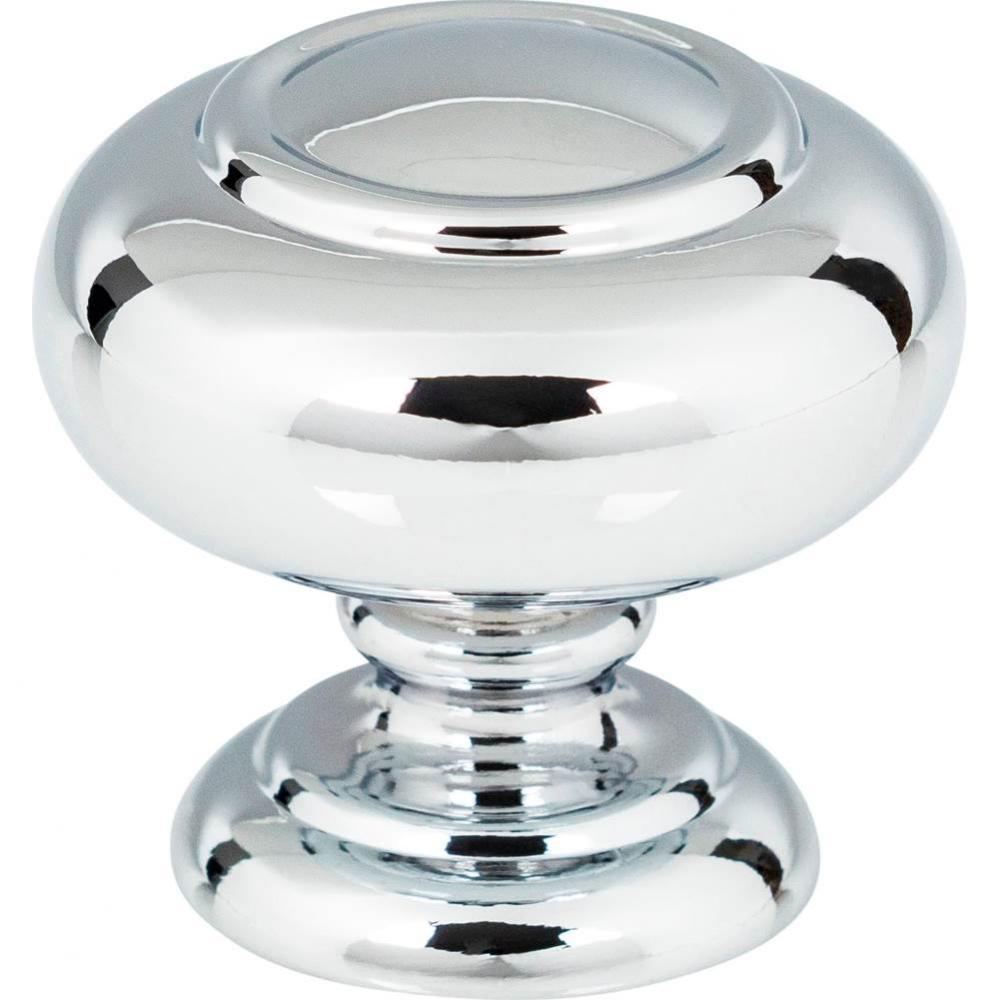 Victoria Knob 1 1/4 Inch Polished Chrome