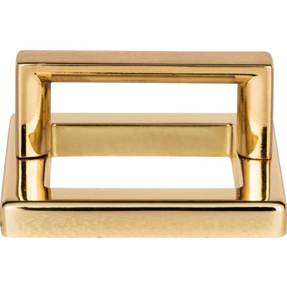 Tableau Square Base and Top 1 13/16 Inch (c-c) French Gold