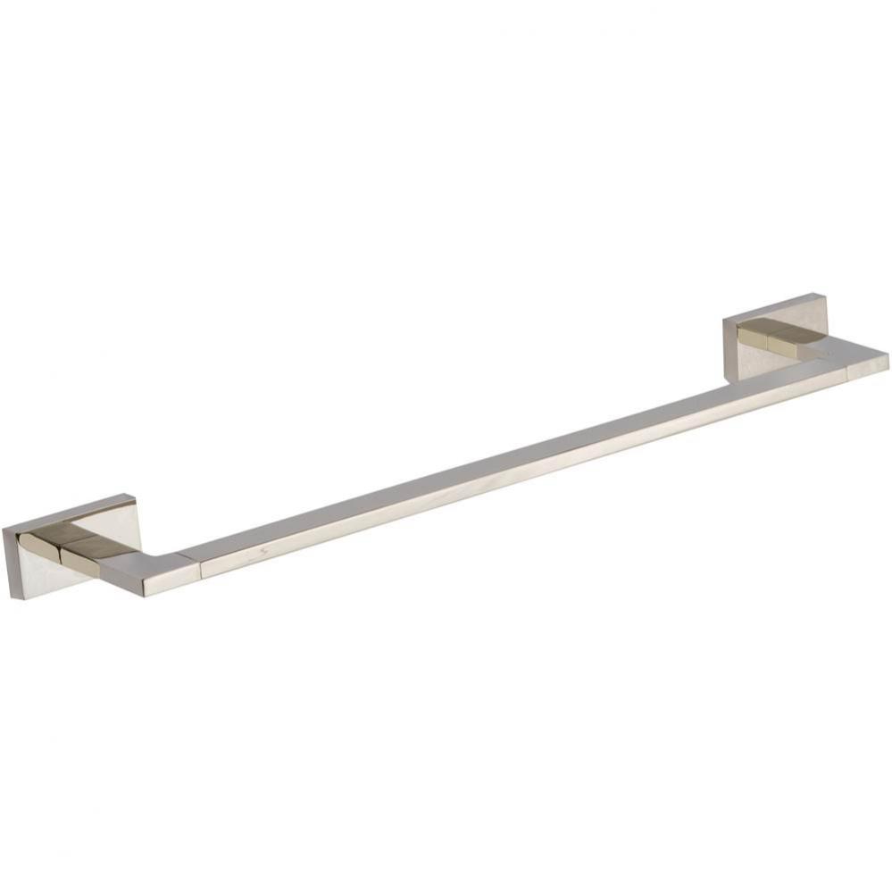 Axel Bath Towel Bar 18 Inch Single Polished Nickel