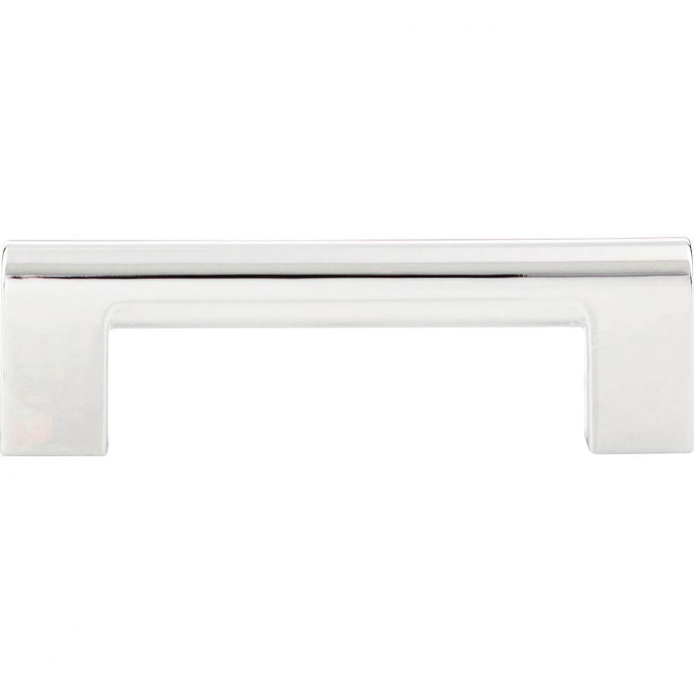 Round Rail Pull 3 3/4 Inch (c-c) Polished Chrome