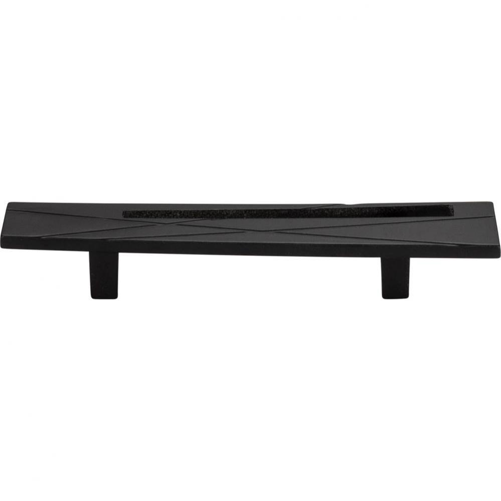 Modernist Right Pull 3 Inch (c-c) Matte Black