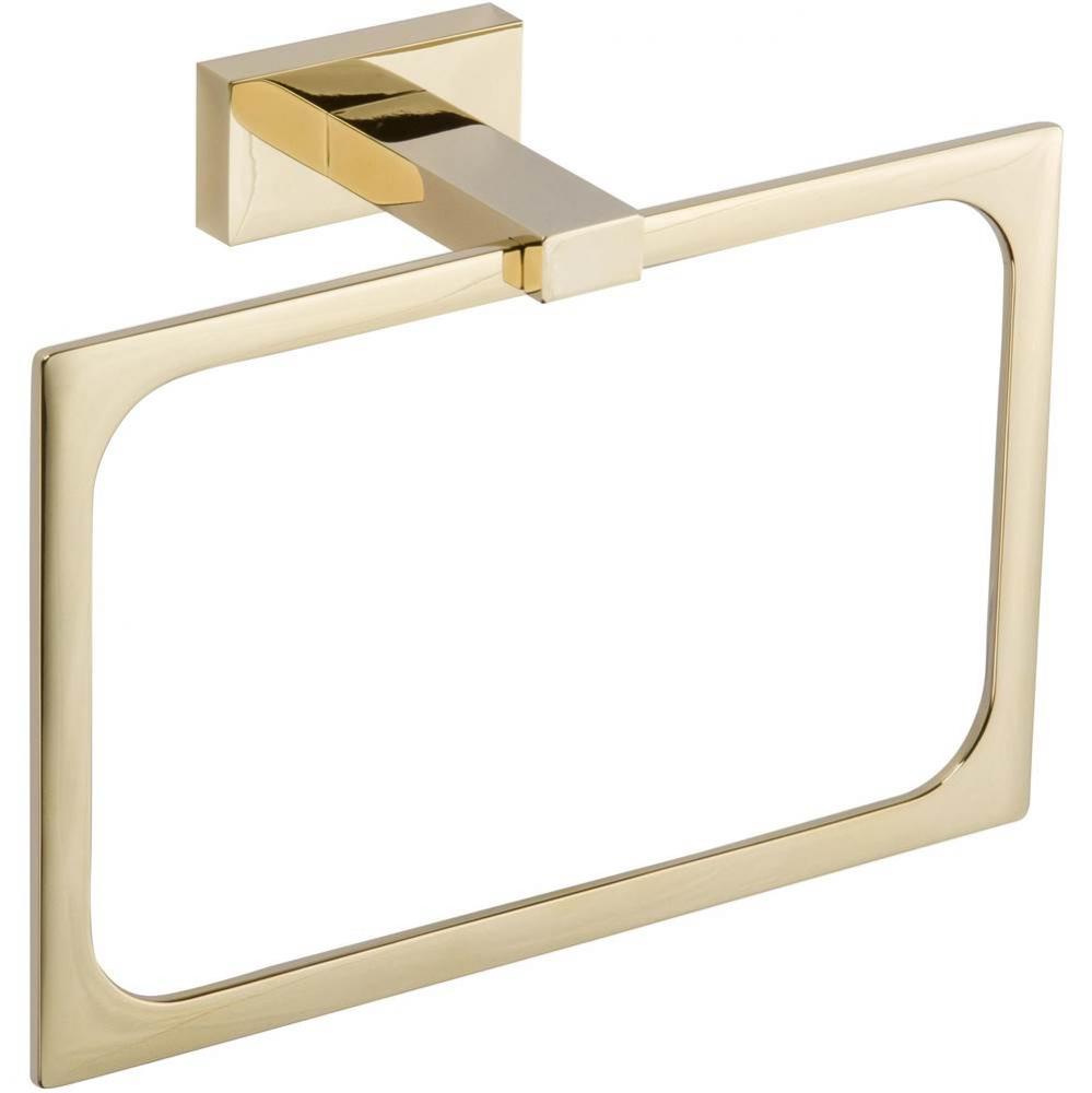 Axel Bath Towel Ring  French Gold