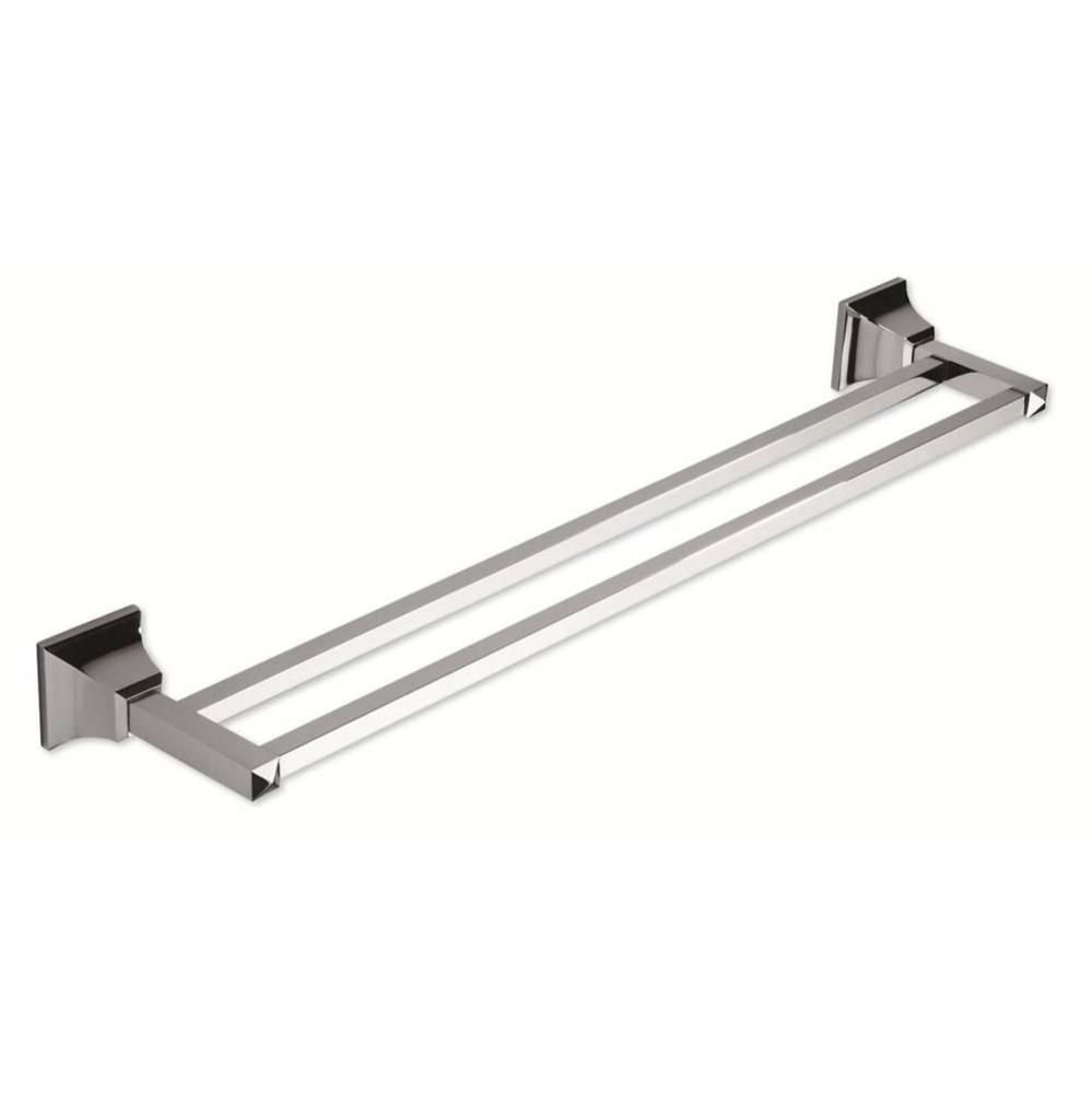 Gratitude Bath Towel Bar 24 Inch Double Polished Chrome