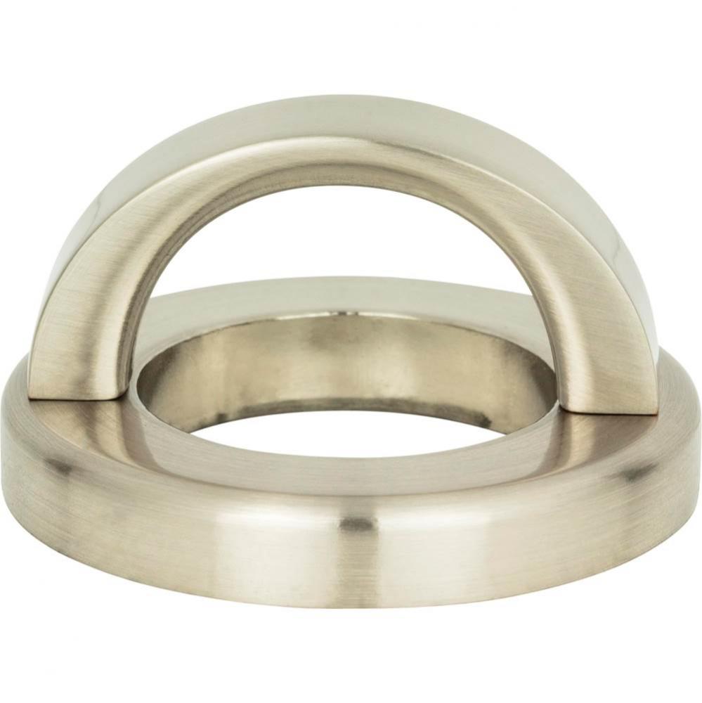 Tableau Round Base and Top 1 7/16 Inch (c-c) Brushed Nickel