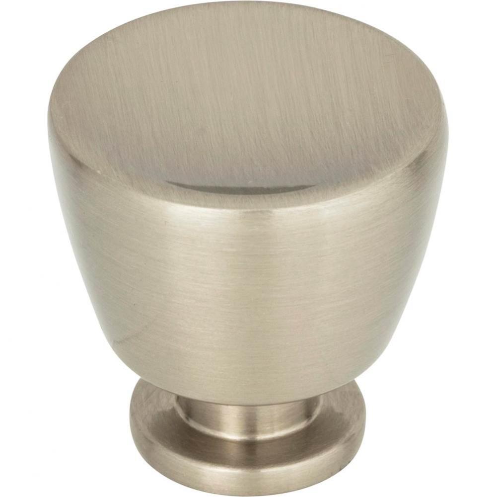 Conga Knob 1 1/4 inch Brushed Nickel