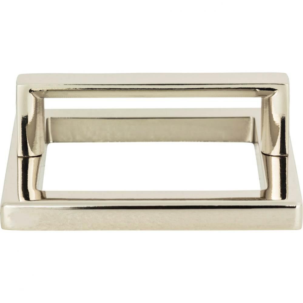 Tableau Square Base and Top 2 1/2 Inch (c-c) Polished Nickel