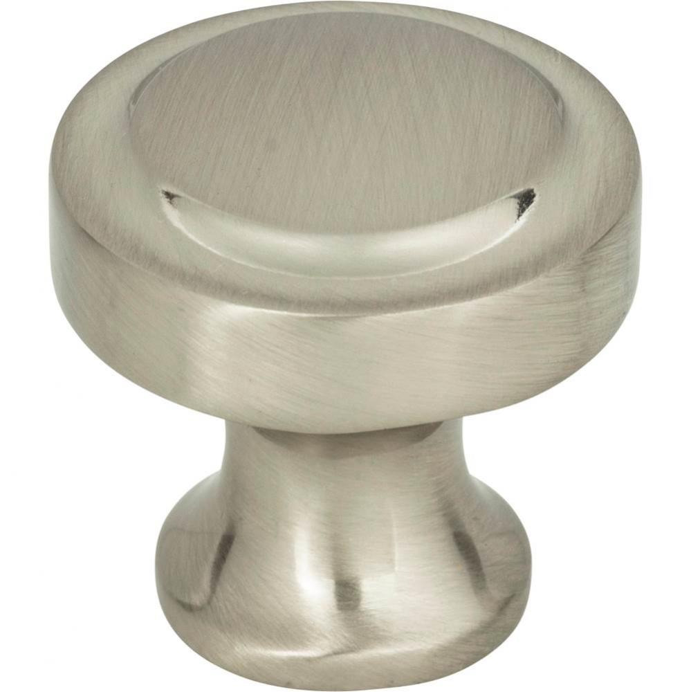 Bradbury Knob 1 1/4 Inch Brushed Nickel