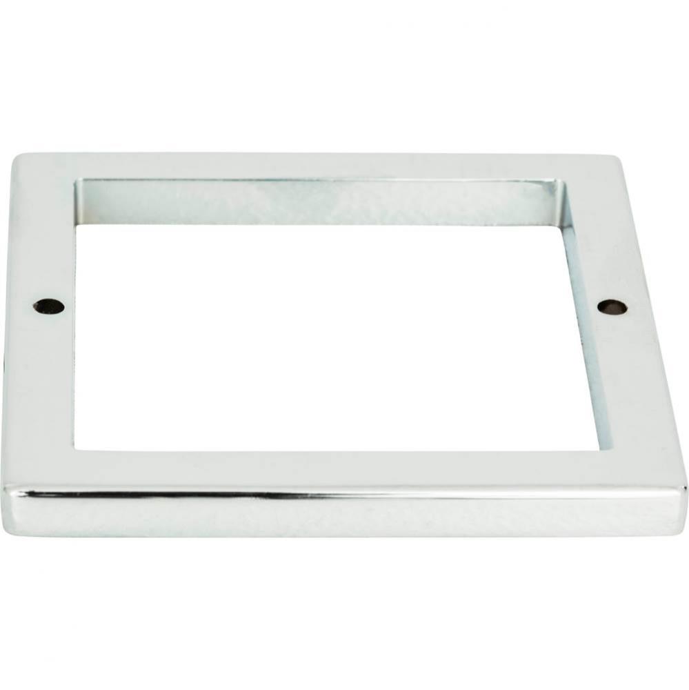 Tableau Square Base 3 Inch Polished Chrome