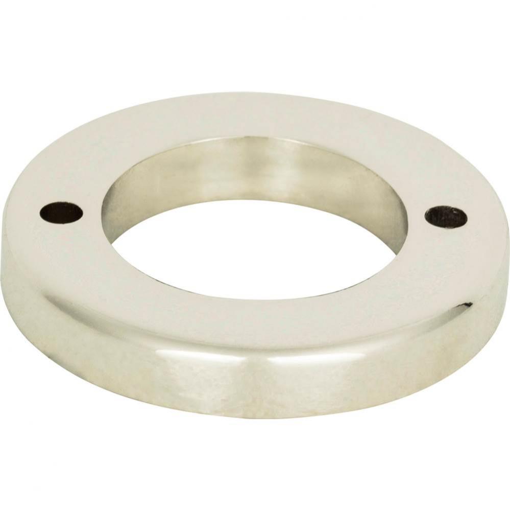 Tableau Round Base 1 7/16 Inch Polished Nickel